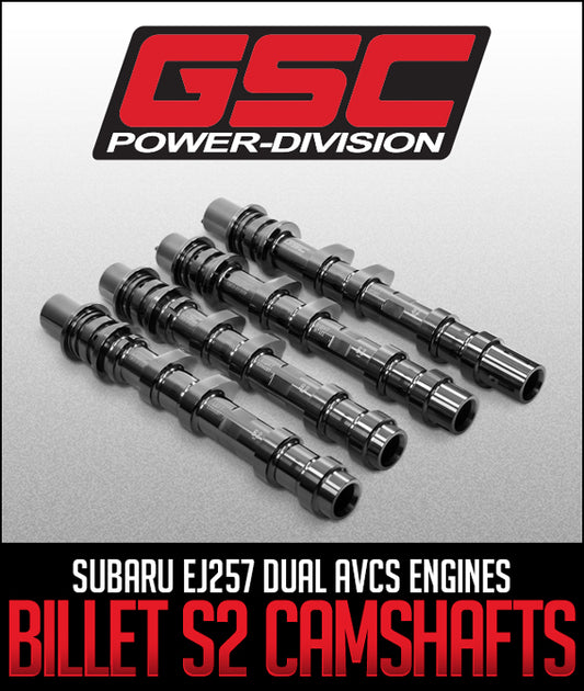 GSC POWER-DIVISION BILLET S2 CAMSHAFT: SUBARU EJ257 WITH DUAL AVCS