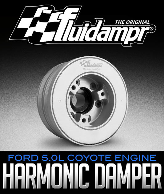 FLUIDAMPR HARMONIC DAMPER: FORD 5.0L COYOTE ENGINE