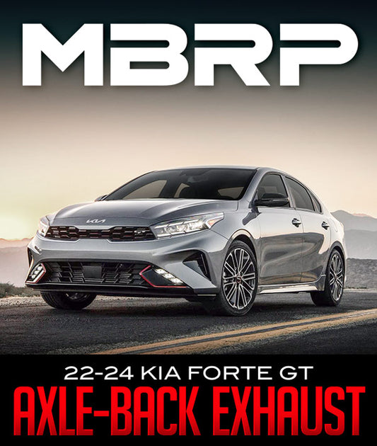 MBRP 2.5-INCH AXLE BACK EXHAUST: 2022–2024 KIA FORTE GT