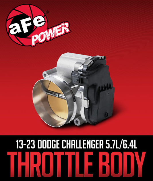 AFE POWER 90MM THROTTLE BODY: 2013–2023 DODGE CHALLENGER 5.7L/6.4L
