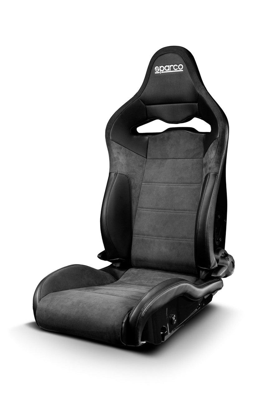 Sparco SP-R Seat BLK/BLK White Logo - Torque Motorsport