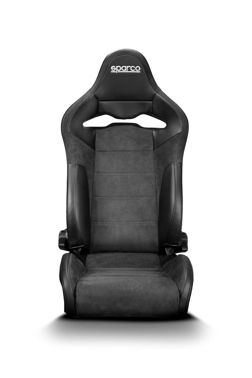 Sparco SP-R Seat BLK/BLK White Logo - Torque Motorsport