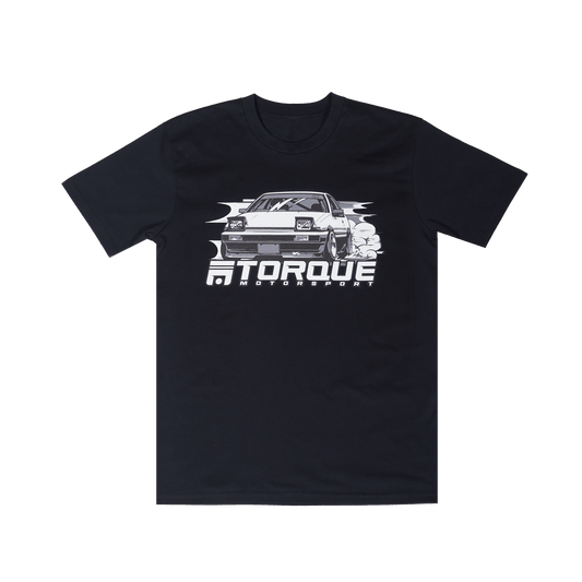 TM - Torque Motorsport 86 Run Print T-Shirt - Navy - Torque Motorsport