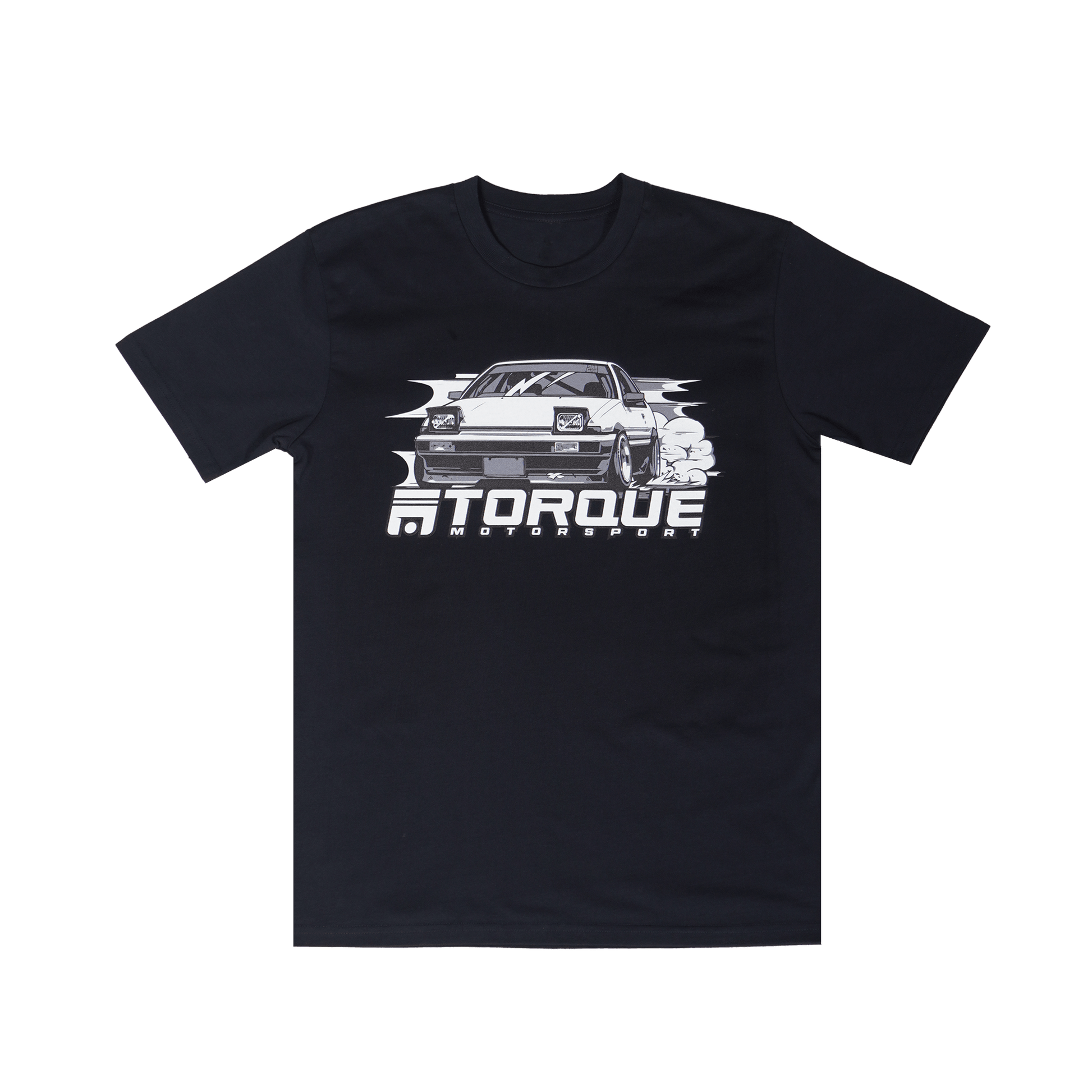 TM - Torque Motorsport 86 Run Print T-Shirt - Navy - Torque Motorsport