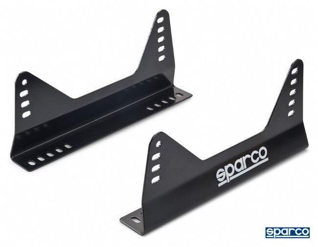 Sparco Side Mount Steel Tall Black - Torque Motorsport