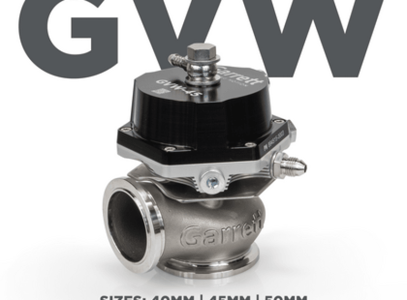 Garrett GVW-40 40mm Wastegate Kit - Black - Torque Motorsport