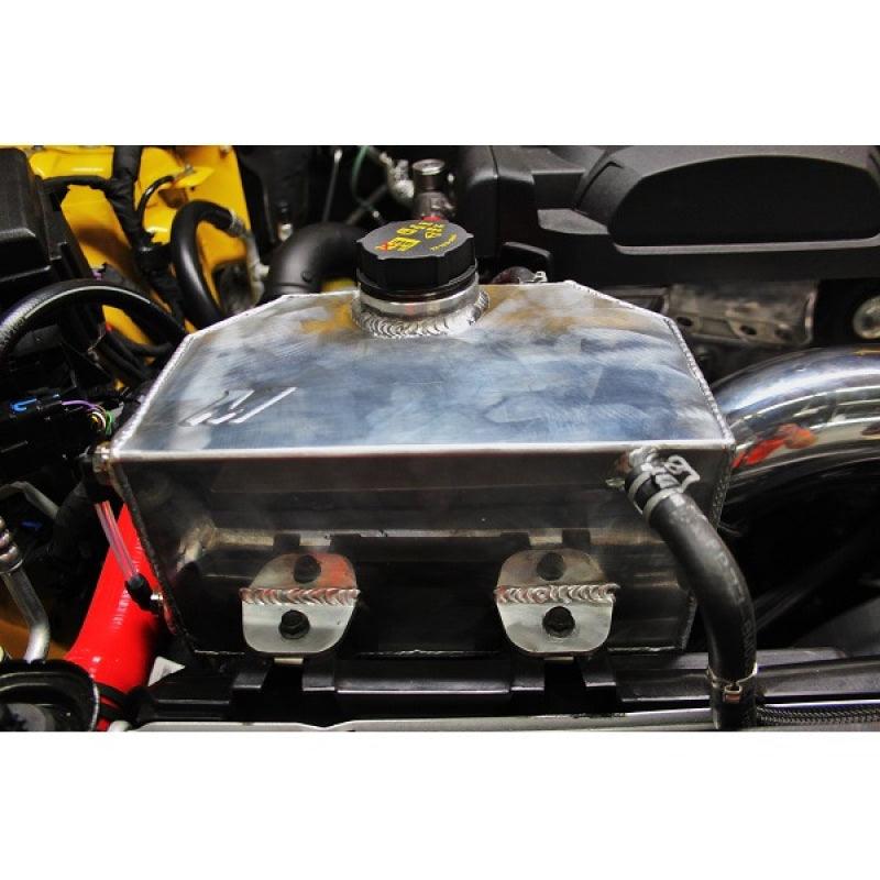 Mishimoto 2015 Ford Mustang EcoBoost / 3.7L / 5.0L Aluminum Coolant Expansion Tank-Polished - Torque Motorsport