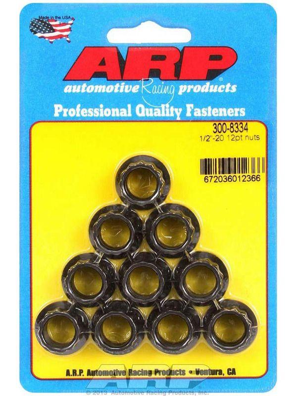 ARP 1/2in -20 12pt Nut Kit (Pack of 10) - Torque Motorsport