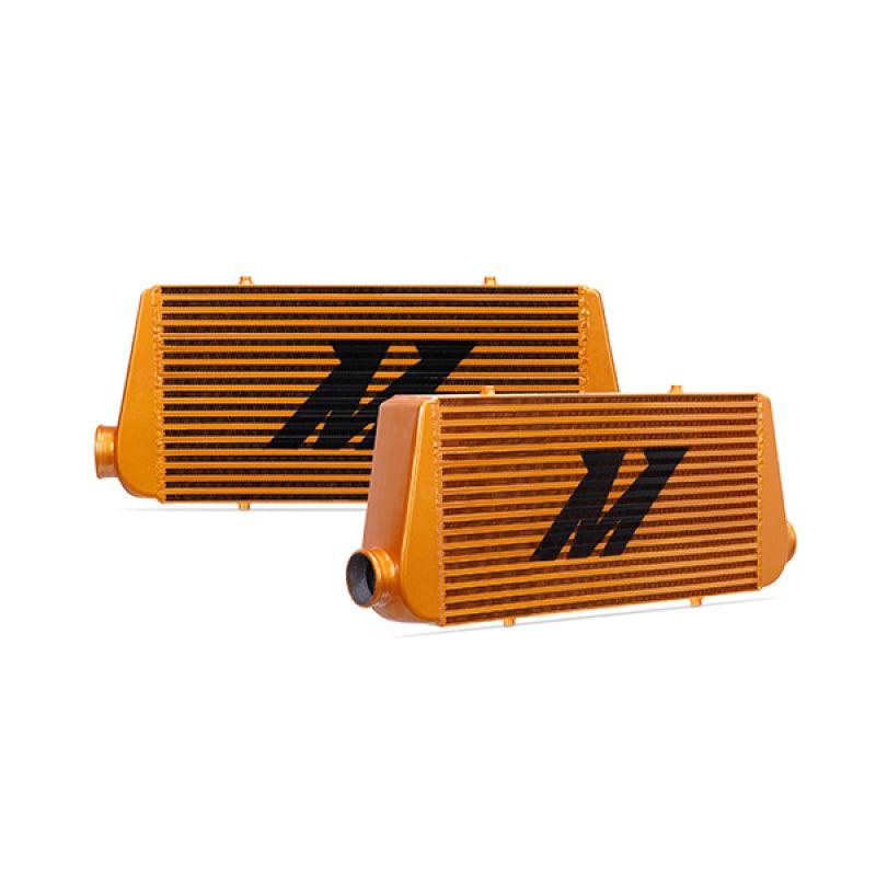 Mishimoto Universal Gold R Line Intercooler Overall Size: 31x12x4 Core Size: 24x12x4 Inlet / Outlet - Torque Motorsport