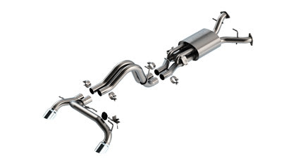 Borla 22-24 Ford Bronco Raptor V6 Turbo AT 2WD / 4WD ATAK Catback Exhaust w/ Turndown Tips