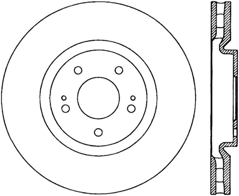 StopTech Slotted & Drilled Sport Brake Rotor - Torque Motorsport