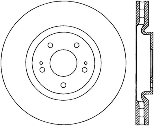 StopTech Slotted & Drilled Sport Brake Rotor - Torque Motorsport