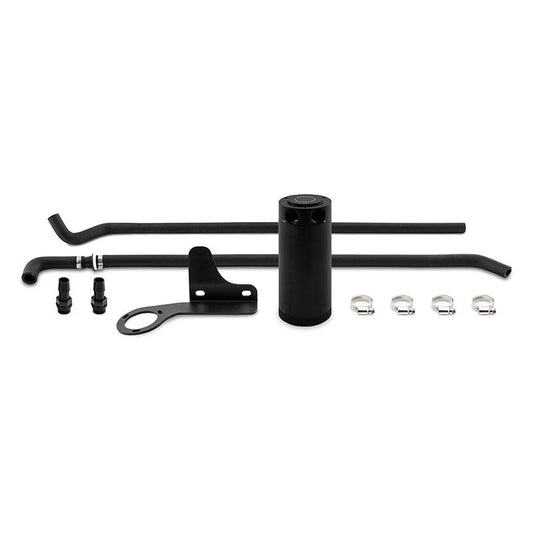 Mishimoto 07-13 Mazda Mazdaspeed3 Baffled Oil Catch Can Kit - Black (PCV Side) - Torque Motorsport