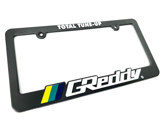 GReddy Total Tune Up License Plate Frame - 3 Color - Torque Motorsport