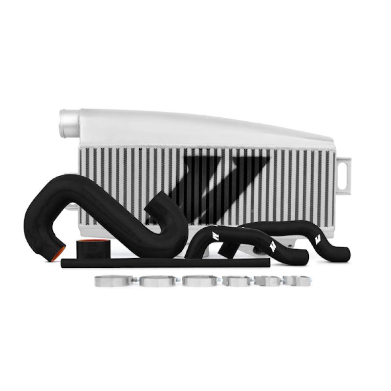 Mishimoto Subaru 02-07 WRX/04-07 STi Top-Mount Intercooler Kit - Powder Coated Silver & Black Hoses - Torque Motorsport