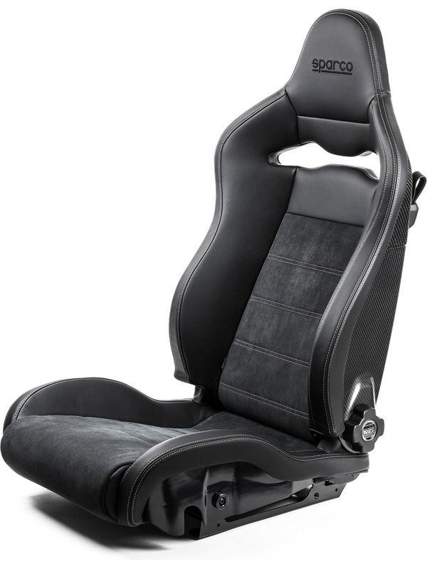 Sparco Seat SPX Special Edition Black/Grey w/ Matte Carbon Shell - Left - Torque Motorsport