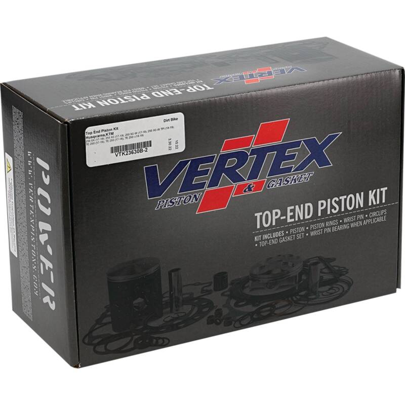 Vertex Pistons 17-22 250 SX/17-19 250 XC/20-22 250 XC TPI Top End Piston Kit