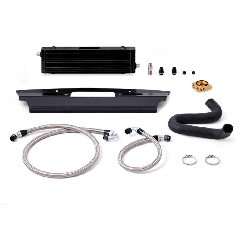 Mishimoto 2015+ Ford Mustang GT Thermostatic Oil Cooler Kit - Black - Torque Motorsport