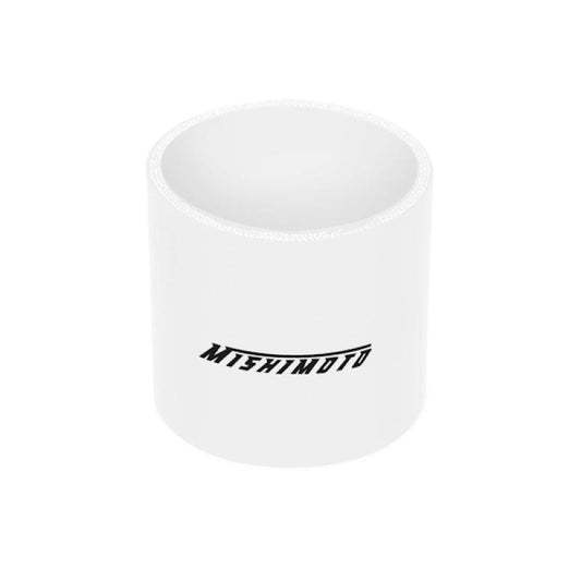 Mishimoto 3.0in. Straight Coupler White - Torque Motorsport