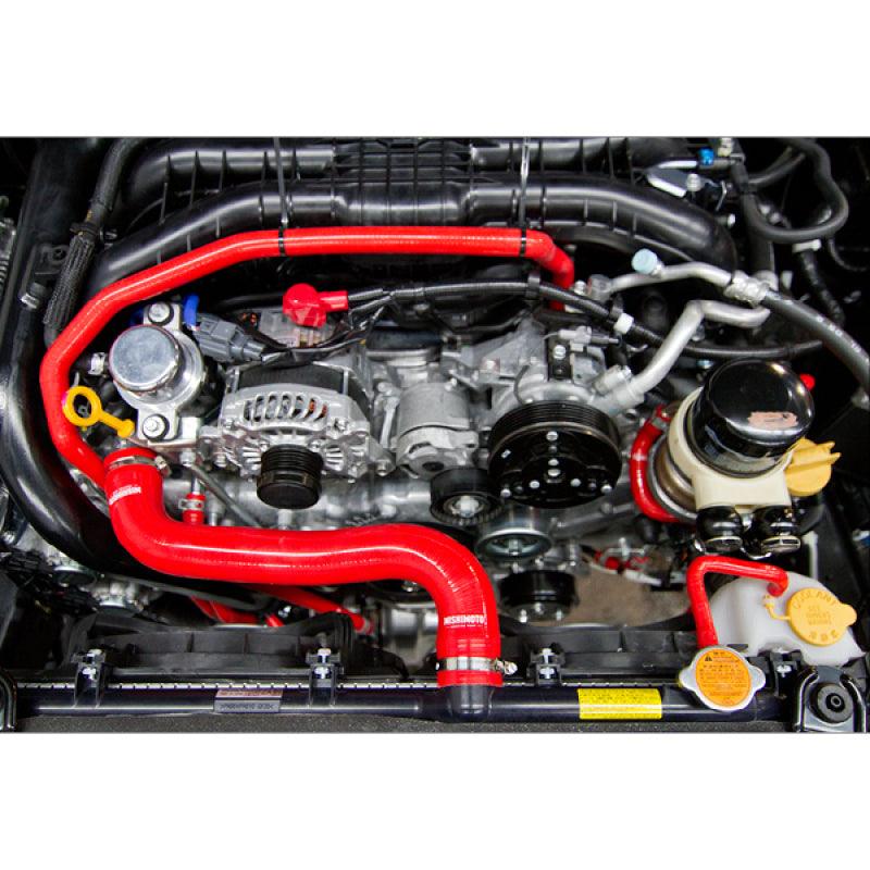 Mishimoto 2015 Subaru WRX Black Silicone Radiator Coolant Ancillary Hoses Kit - Torque Motorsport