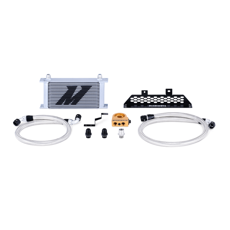 Mishimoto 13+ Ford Focus ST Thermostatic Oil Cooler Kit - Silver - Torque Motorsport