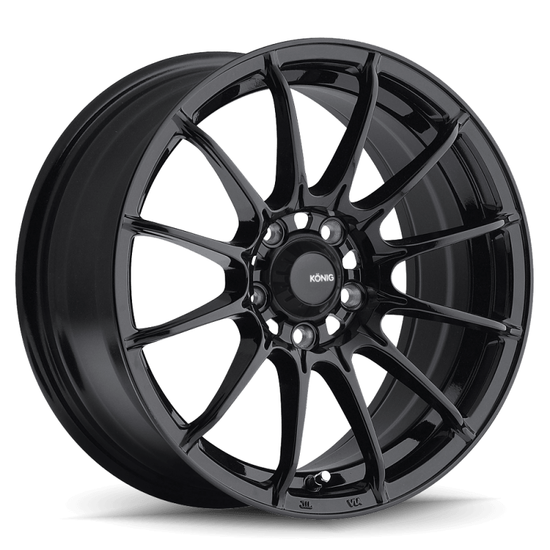 Konig Dial In 15x7 4x100 ET35 Gloss Black - Torque Motorsport