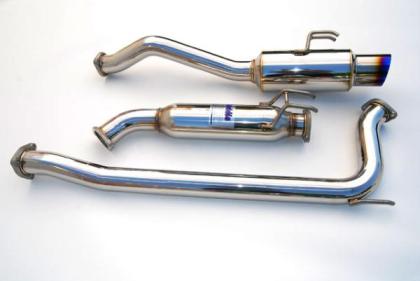 Invidia 08+ WRX Hatch / 08 STi 76mm RACING Titanium Tip Cat-back Exhaust