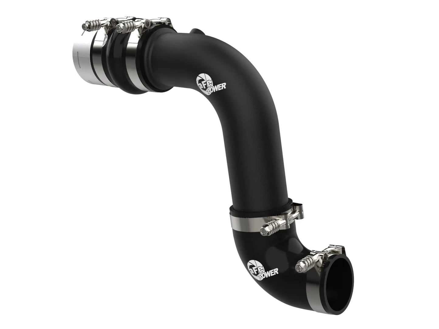 aFe 23-24 Ford F250/F350 Super Duty V8-6.7L BladeRunner 3 In. Aluminum Cold Charge Pipe- BLK