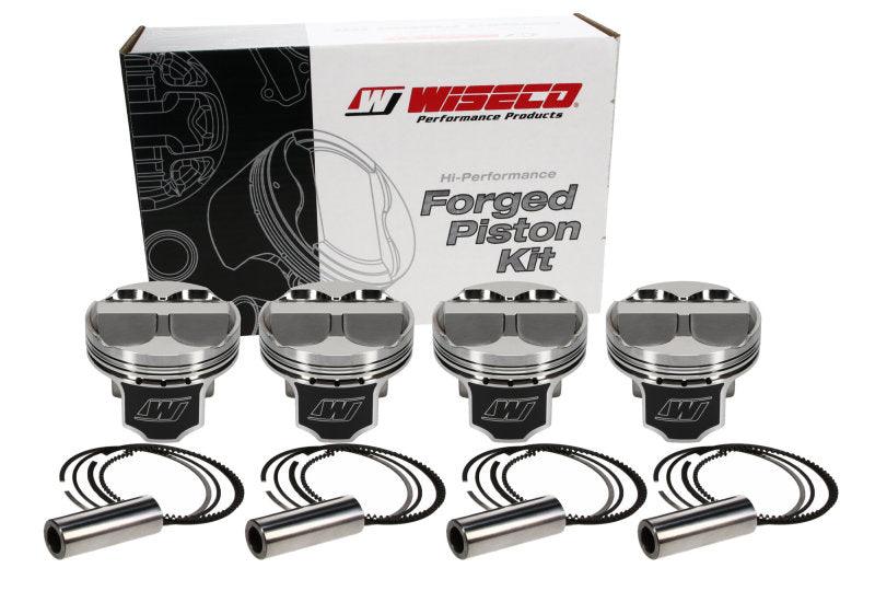 Wiseco Acura 4v Domed +8cc STRUTTED 87.50MM Piston Kit - Torque Motorsport