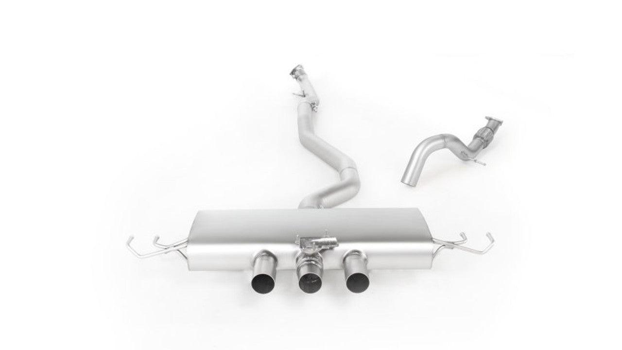 Remus 2018 Honda Civic Type-R FK8 2.0T 98mm Black Chrome Tail Pipe Set (Triple Tip) - Torque Motorsport