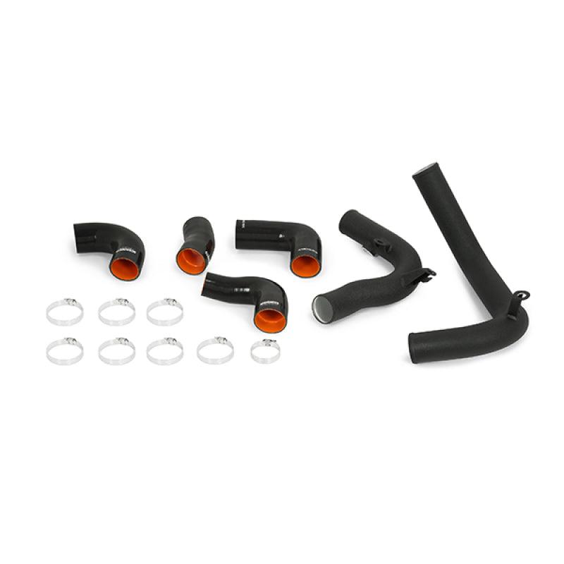 Mishimoto 2015+ Volkswagen MK7 GTI / Golf R Intercooler Pipe Kit Wrinkle Black - Torque Motorsport