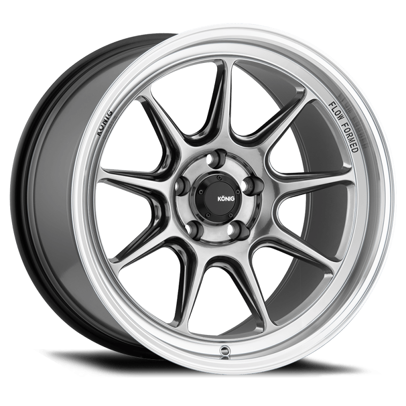 Konig Countergram 15x8 4x100 ET25 Hyper Chrome / Machined Lip - Torque Motorsport