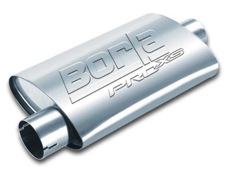 Borla Universal Center/Offset Oval 2.5in In/Out 14in x 4.25in x 1.88in PRO-XS Muffler - Torque Motorsport