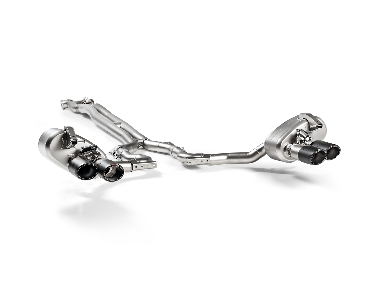 Akrapovic 17-18 Porsche Panamera Turbo Evolution Line Cat Back (Titanium) (Tips Not Incl.)