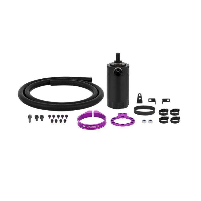 Mishimoto Universal Baffled Oil Catch Can - Purple - Torque Motorsport