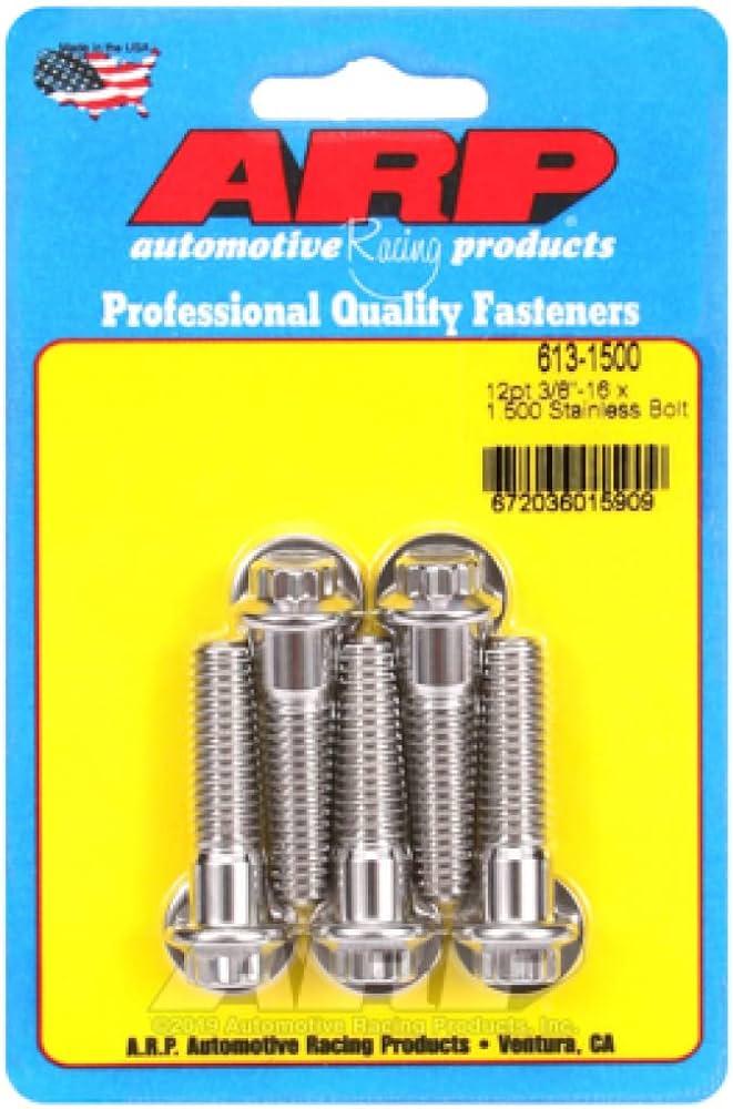 ARP 3/8in - 16 x 1.500 12pt SS Bolts (5/pkg) - Torque Motorsport