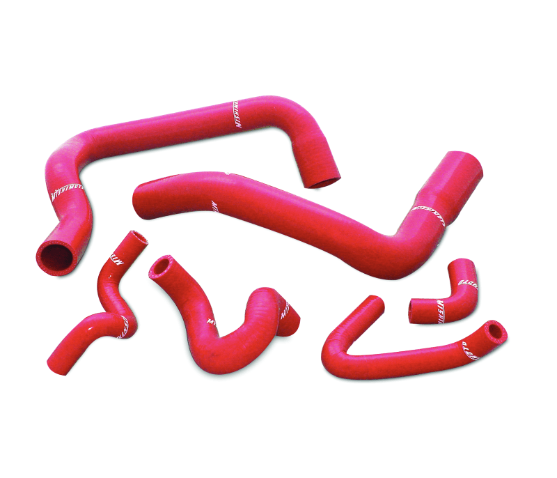 Mishimoto 86-93 Ford Mustang Red Silicone Hose Kit - Torque Motorsport