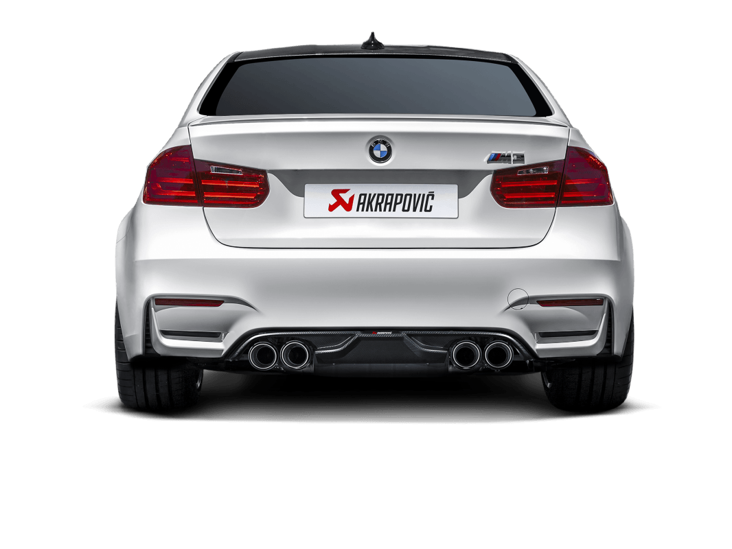 Akrapovic 14-17 BMW M3 (F80) Slip-On Line (Titanium) w/ Carbon Tips - Torque Motorsport