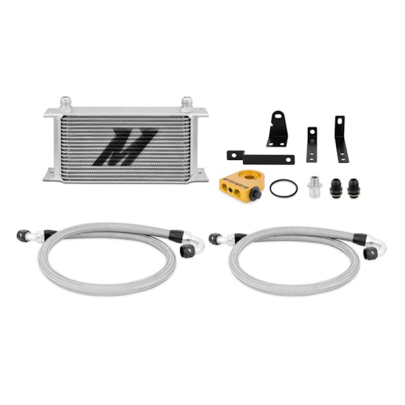 Mishimoto 00-09 Honda S2000 Thermostatic Oil Cooler Kit - Silver - Torque Motorsport