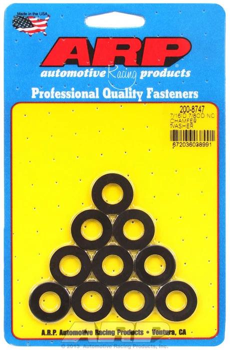 ARP 7/16in ID 7/8inOD Black Washers (Pack of 10) - Torque Motorsport