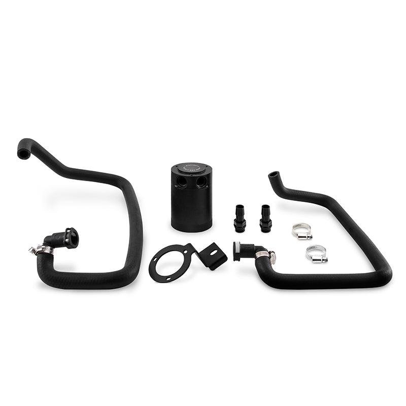 Mishimoto 2015+ Ford Mustang EcoBoost Baffled Oil Catch Can Kit - Black - Torque Motorsport