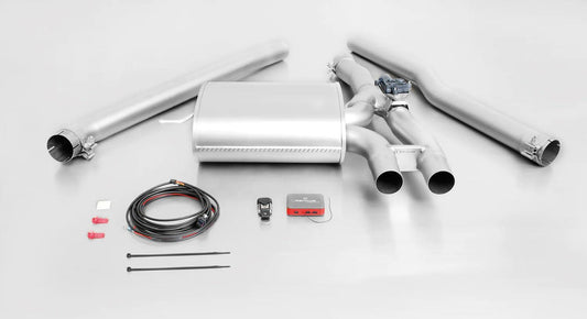 Remus 2014 Mini Cooper S F56 (Excl Facelift Models) Cat Back Exhaust w/Adpater/Carbon Tail Pipe Set - Torque Motorsport