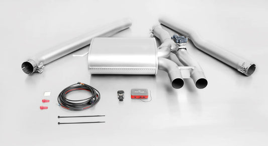 Remus 2014 Mini Cooper S F56 (Excl Facelift Models) Cat Back Exhaust w/Adpater/Chrome Tail Pipe Set