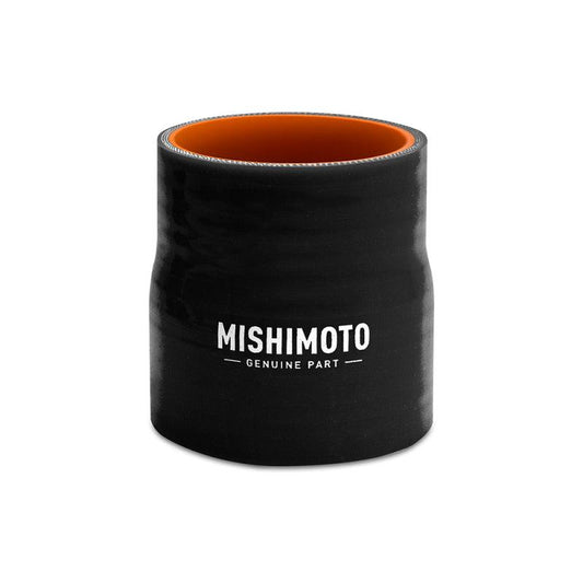 Mishimoto 3.5 to 4 Inch Silicone Transition Coupler - Black - Torque Motorsport