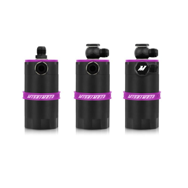 Mishimoto Universal Baffled Oil Catch Can - Purple - Torque Motorsport