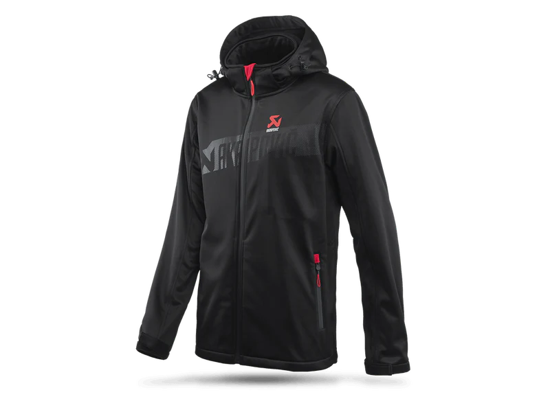 Akrapovic Mens Corpo Softshell Jacket Black - L