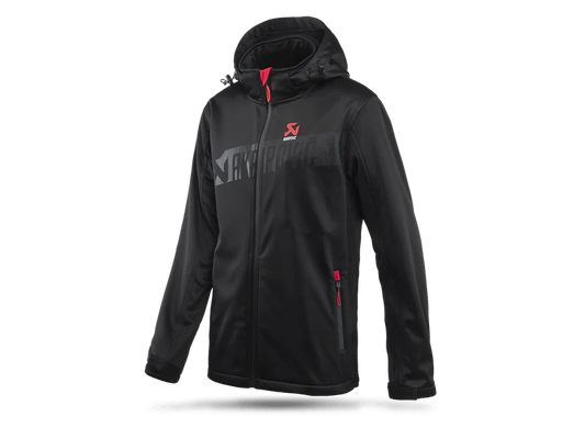 Akrapovic Mens Corpo Softshell Jacket Black - 2XL