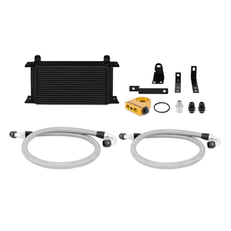 Mishimoto 00-09 Honda S2000 Thermostatic Oil Cooler Kit - Black - Torque Motorsport