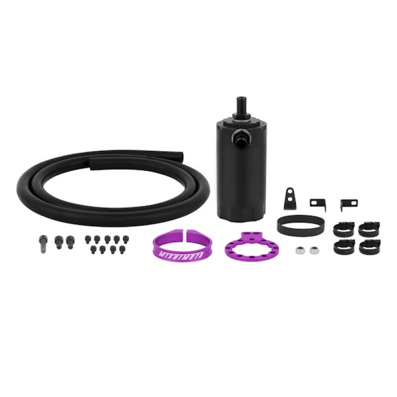 Mishimoto Universal Baffled Oil Catch Can - Purple - Torque Motorsport