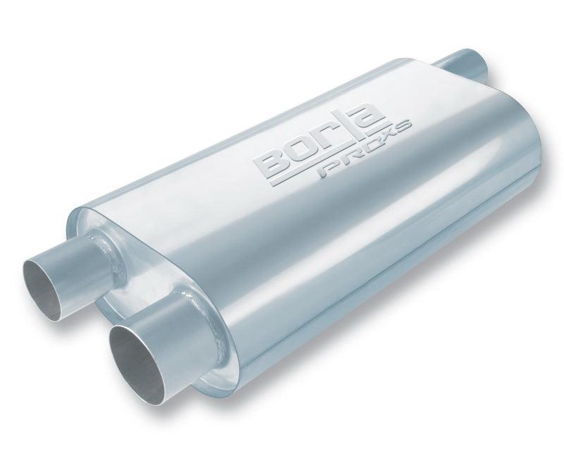 Borla Universal Oval Transverse 2.5in Inlet/Outlet 19in x 10.25in x 5.5in Turbo XL Muffler - Torque Motorsport